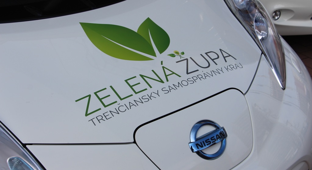 elektromobily trenciansky samospravny kraj zelena zupa nissan leaf