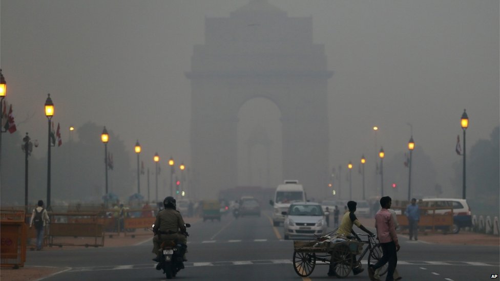 india smog nai dilli