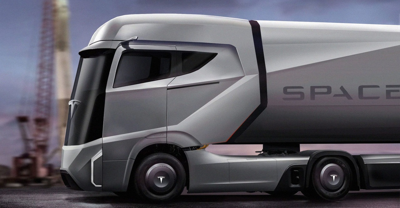 tesla semi render