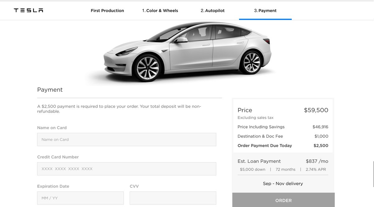 tesla model 3 design studio