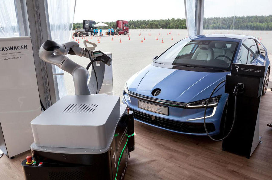 volkswagen nabijaci robot