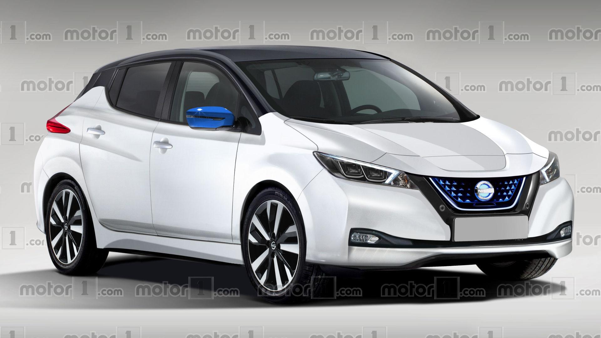 nissan leaf 2018 render