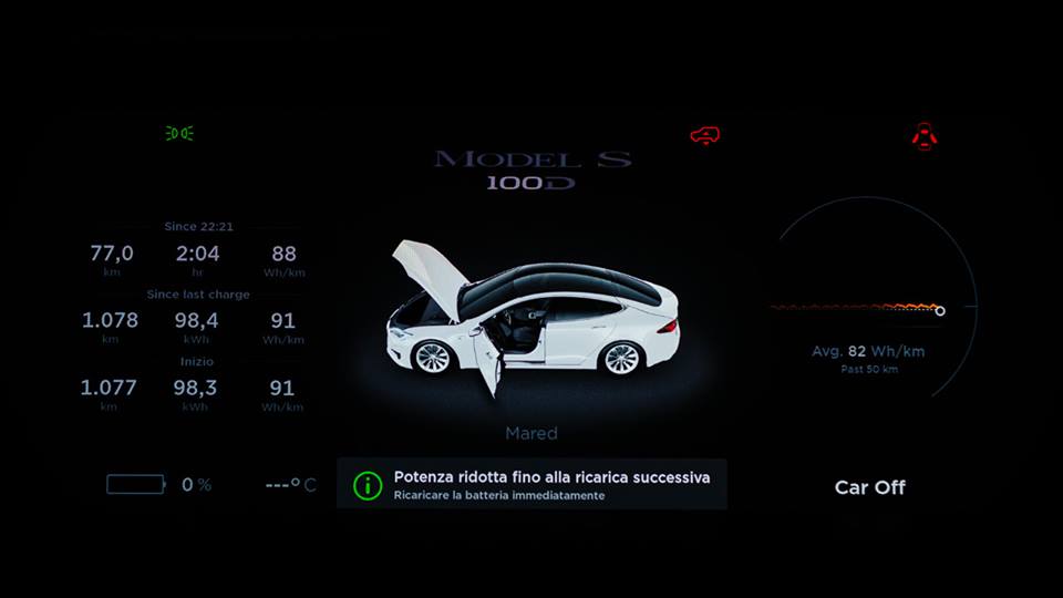 tesla model s dojazd rekord