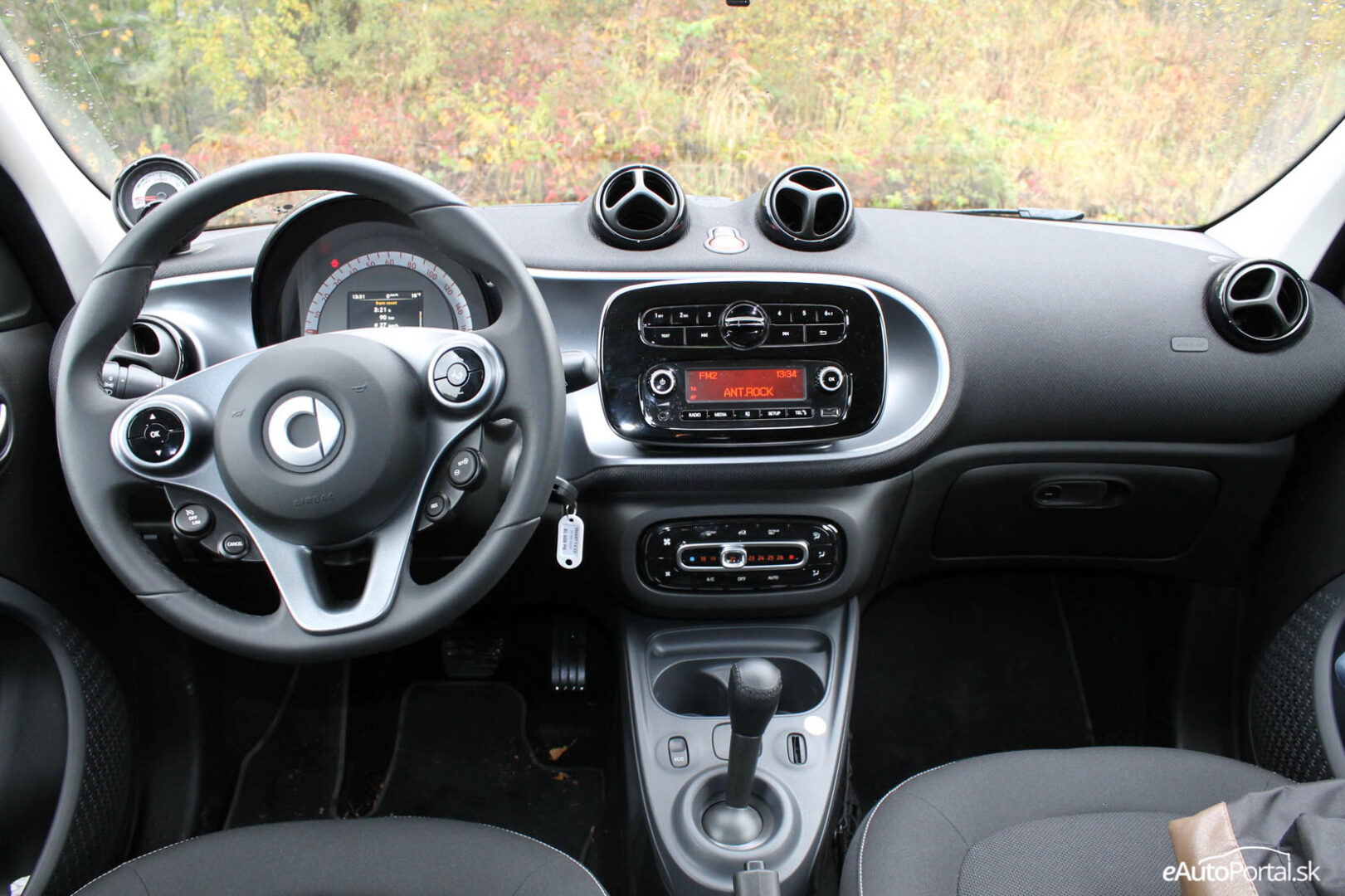 smart forfour electric drive interier