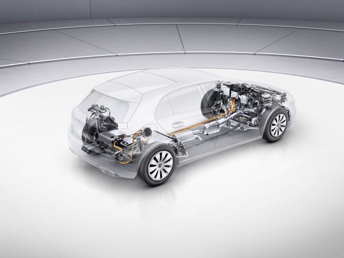 Pohonná sústava hybridných modelov Mercedes-Benz