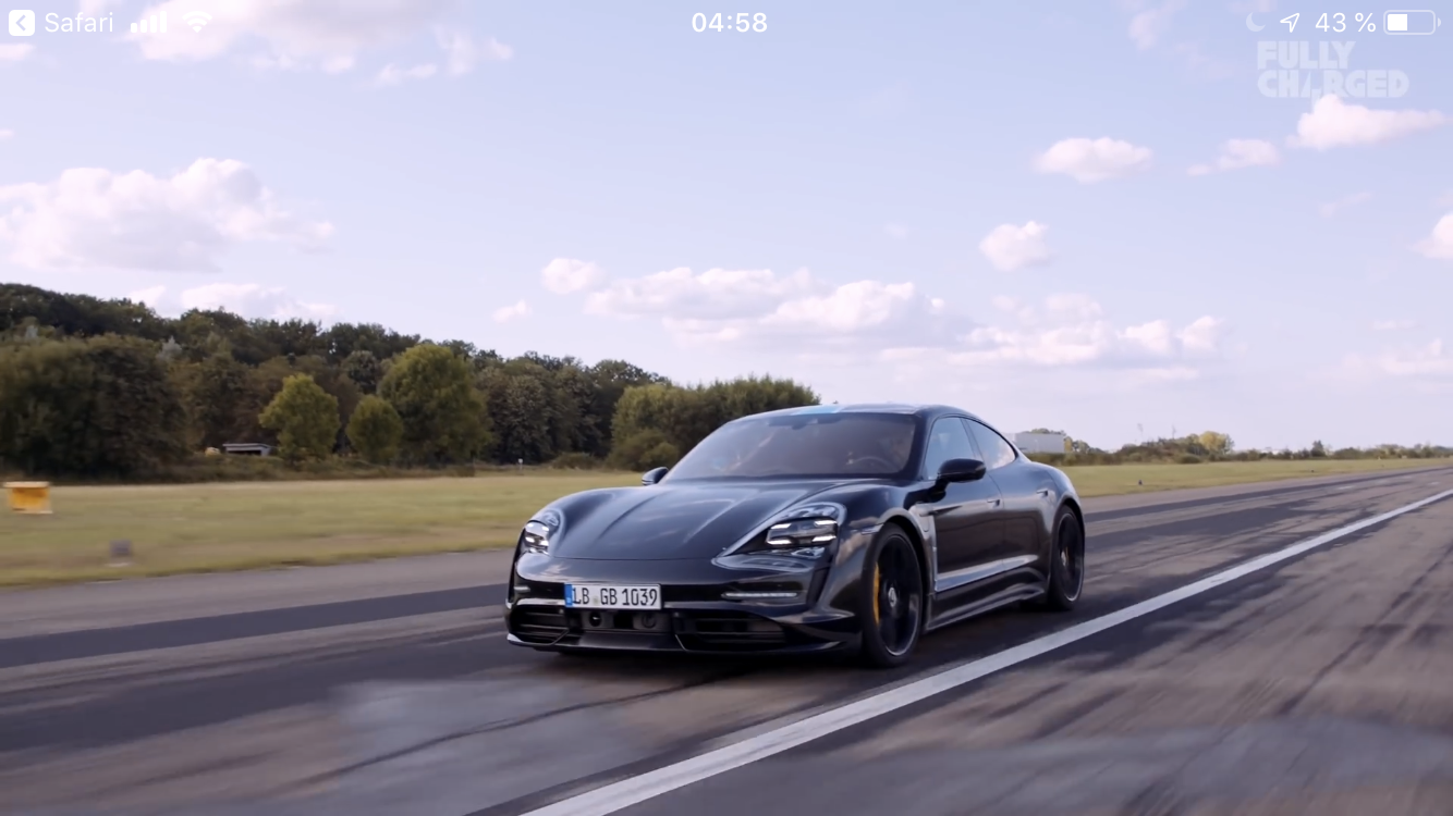 Porsche Taycan - test opakovaných šprintov z 0-200 km/h