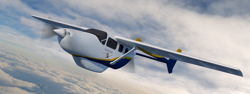 Hybridná Cessna spoločnosti Ampaire Inc.