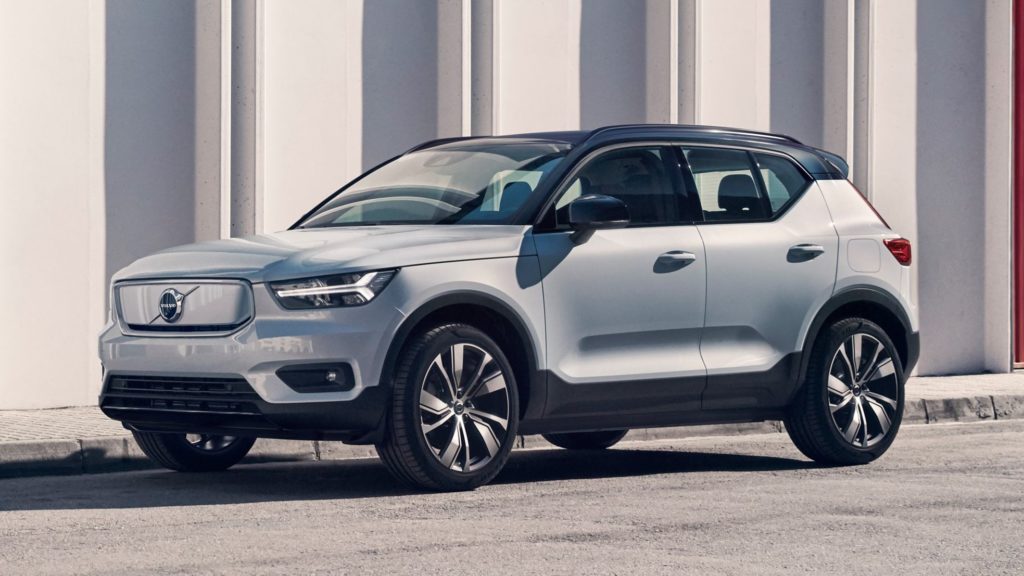 Volvo XC40 Recharge P8 AWD blockchain