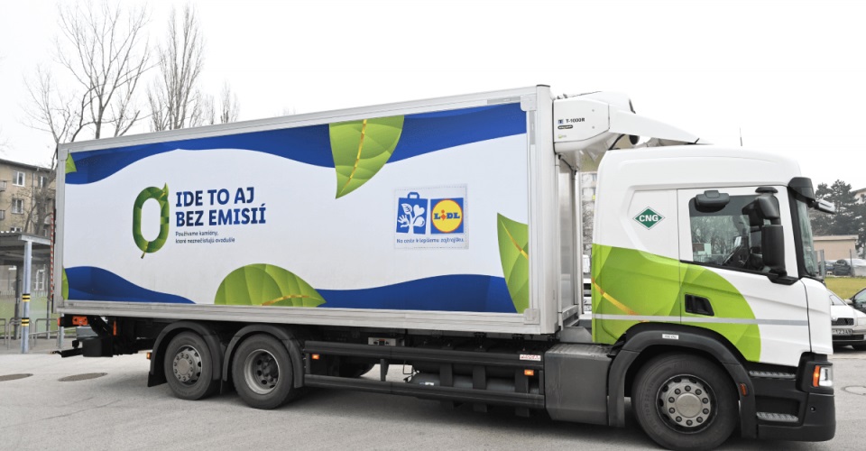 CNG kamión Lidlu
