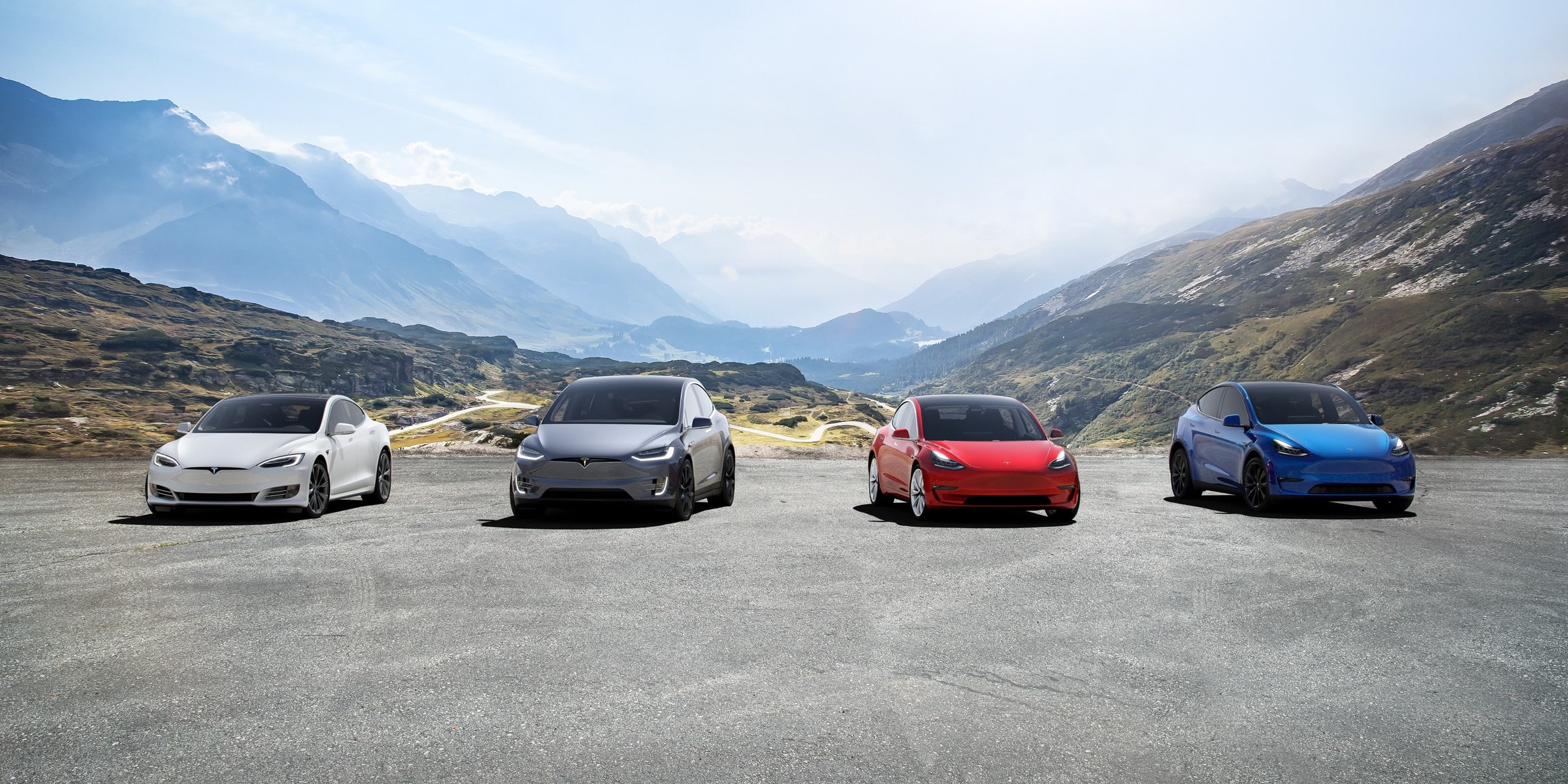 Tesla Model S, Model X, Model 3, Model Y