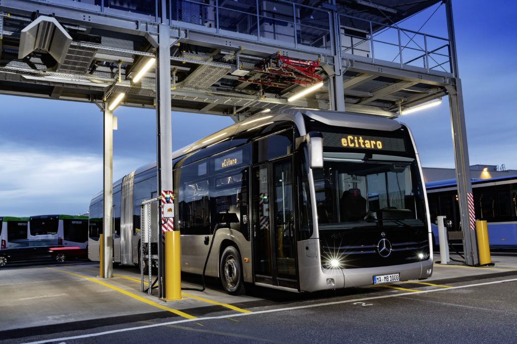 ecitaro g elektrobus nabíjanie