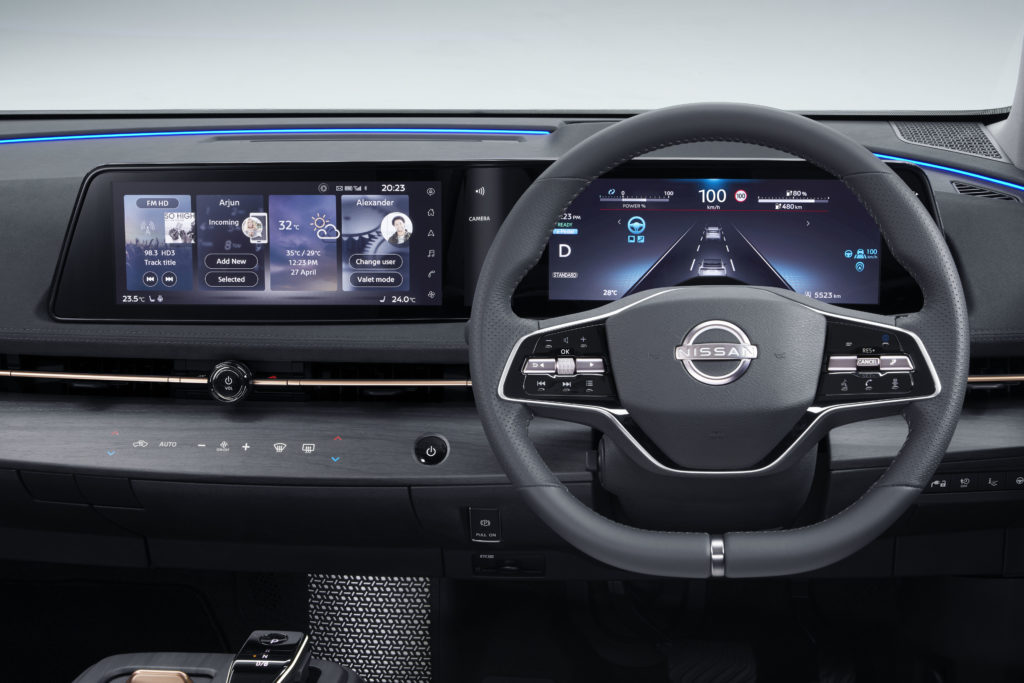 Nissan ARIYA interiér