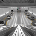 Boring Company tunel tesla render