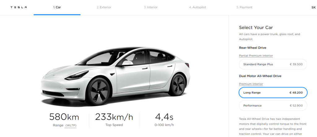 tesla model 3 2021