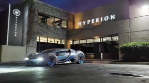 Hyperion XP-1 vodíkový superšport auto na vodík