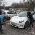 Pokus o svetový rekord v elektromobilite - Tesla Model 3 (Foto: Teslicka.cz)