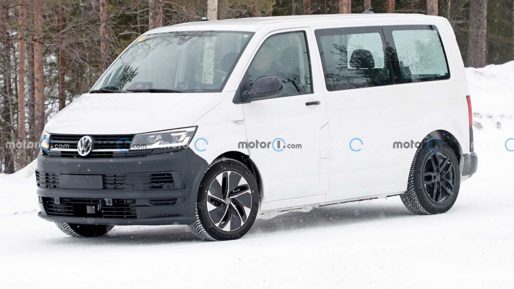 Volkswagen ID.Buzz testovanie mula sneh
