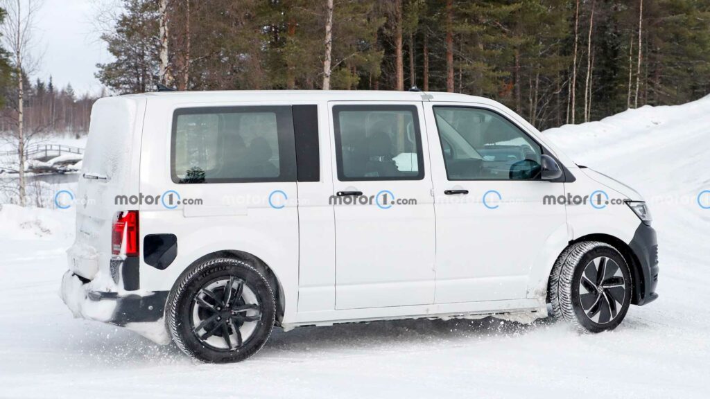 Volkswagen ID.Buzz testovanie mula sneh