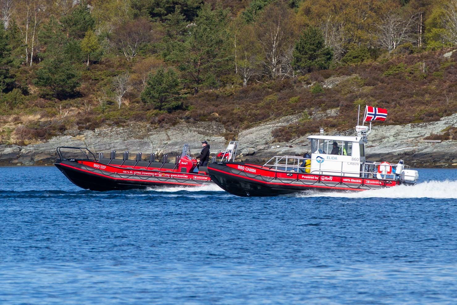 Elektrická loď Evoy v Nórsku (Foto: Evoy)