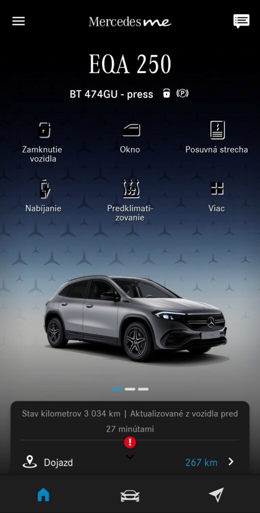 mercedes me aplikácia mobil android