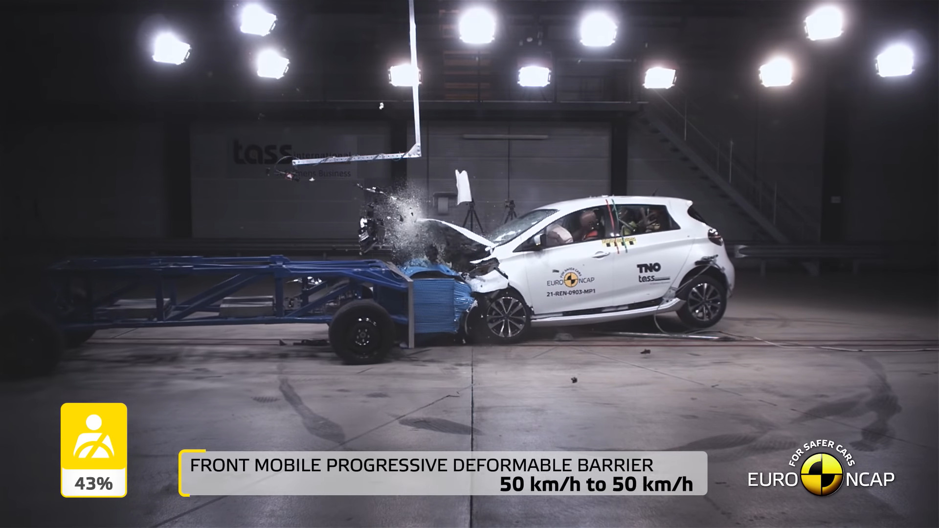nárazový test Renault ZOE