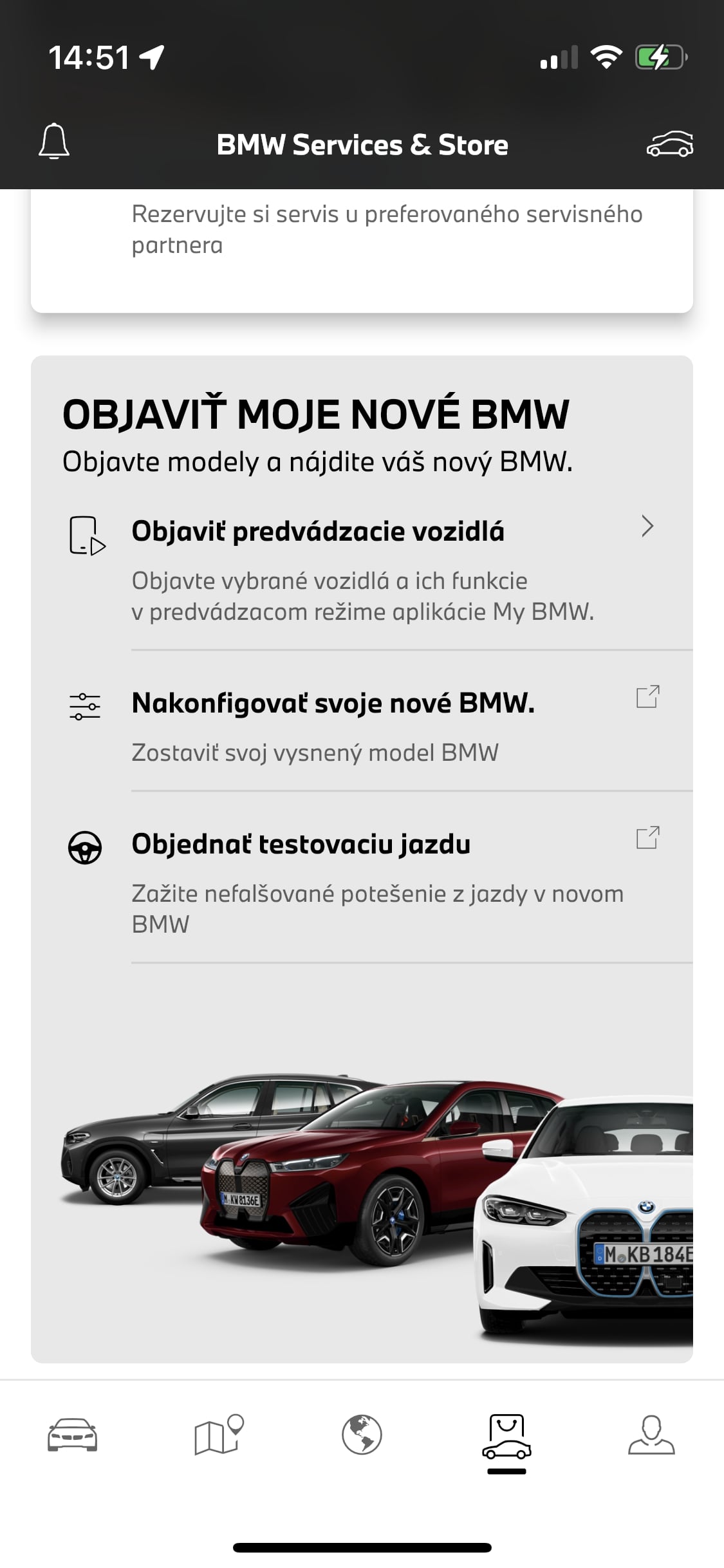 My BMW aplikacia