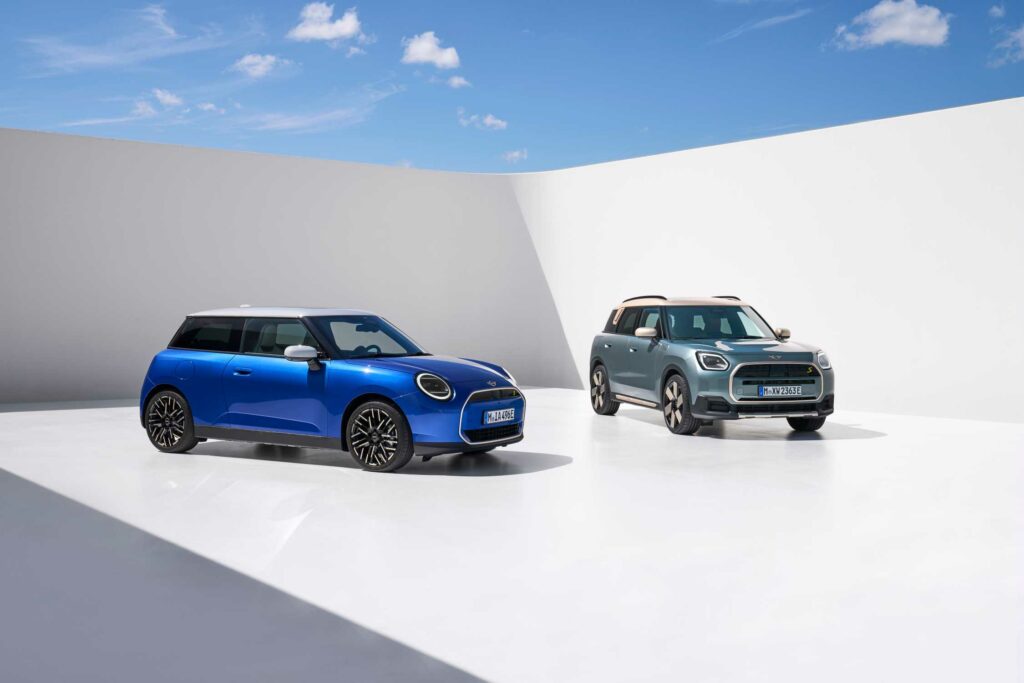 Mini Cooper a Mini Countryman