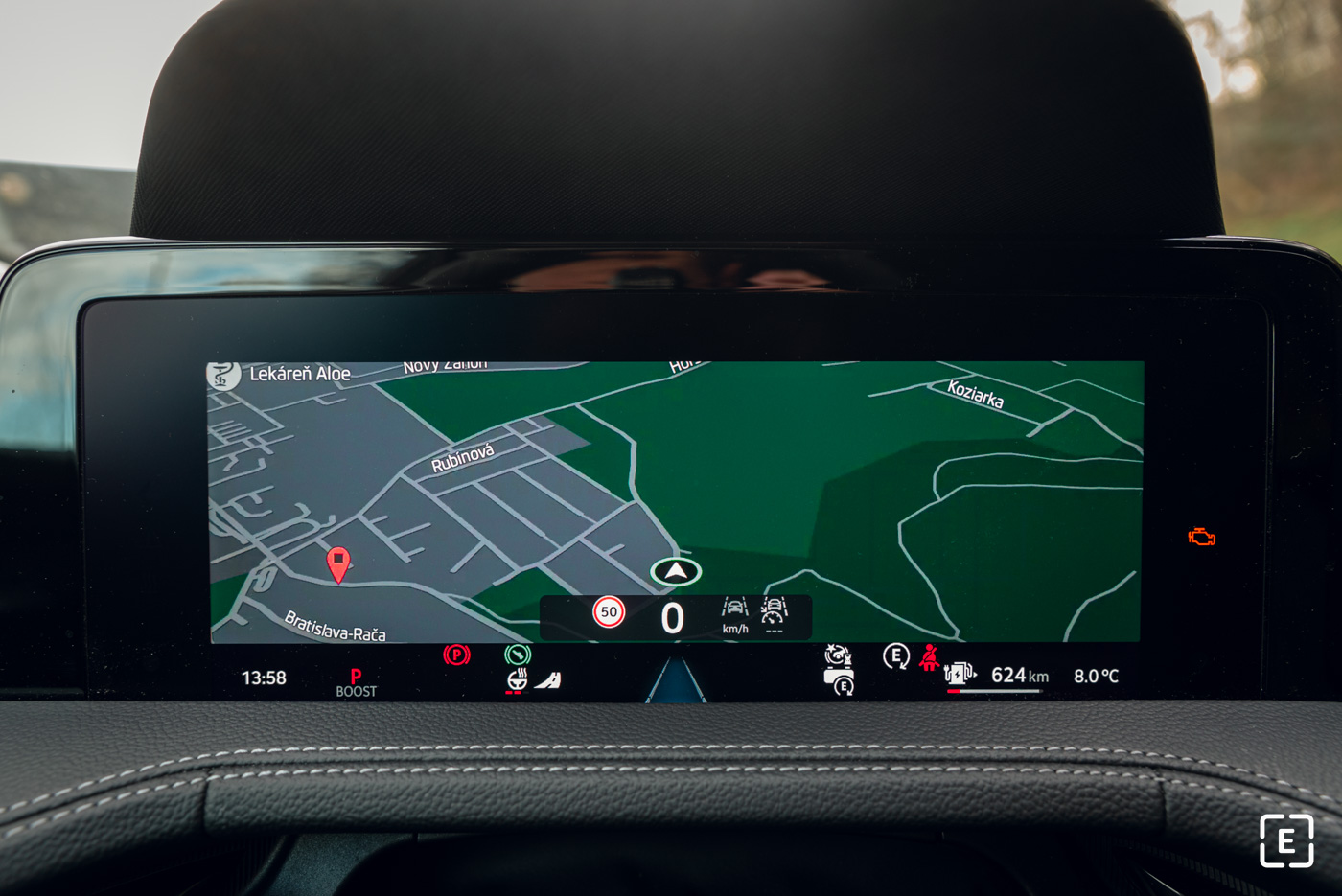 navigation skoda superb combi digital dashboard navi