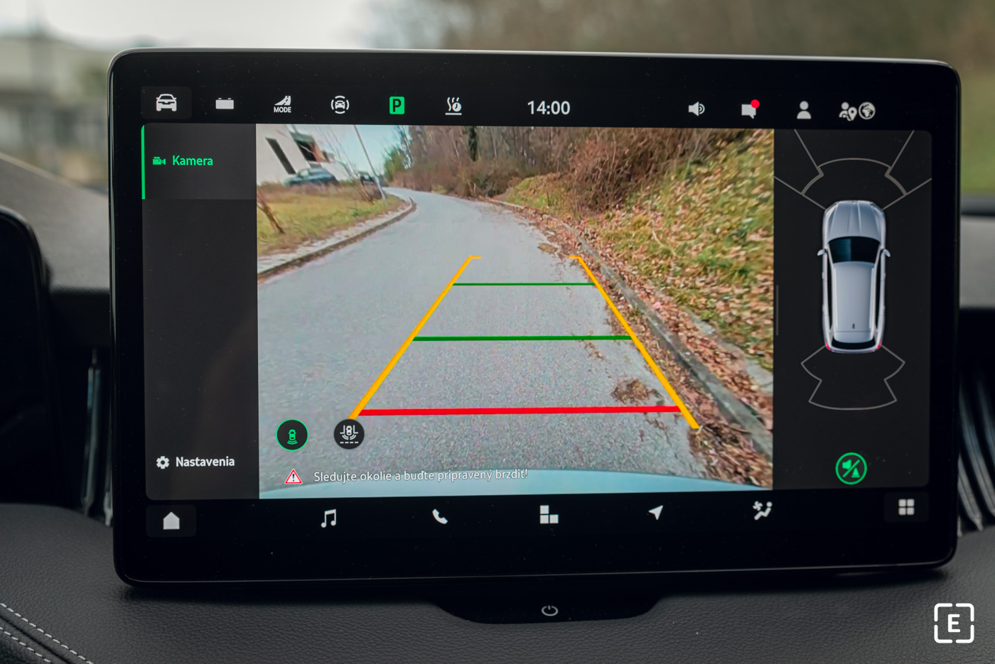 parkovaci kamera skoda superb 4 kombi rear camera