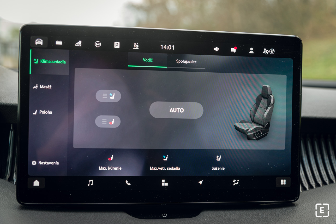 sitzheizung skoda superb 4 vyhrivani sedadel ventilace sitzkuhlung