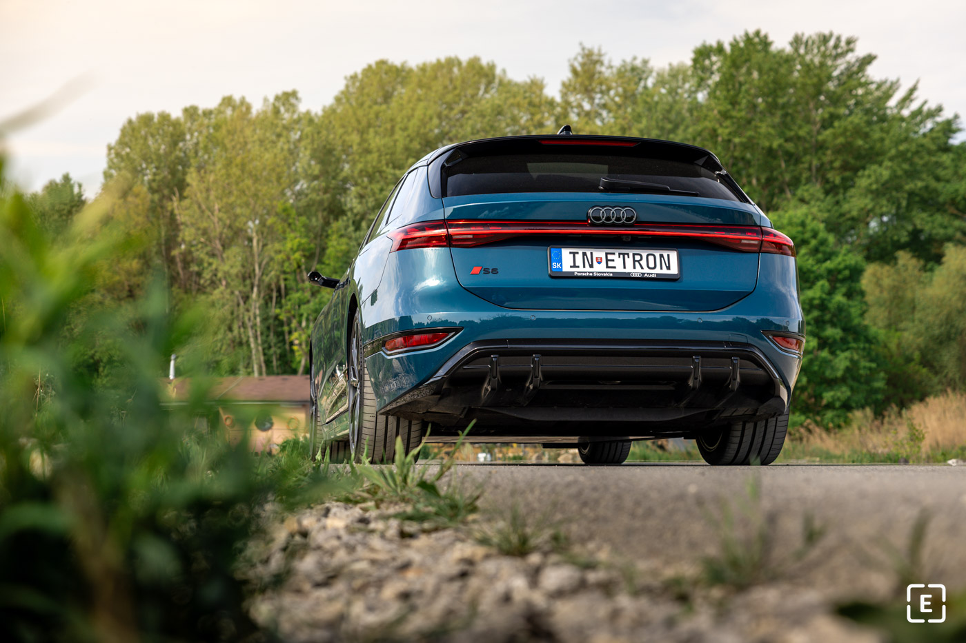 rear difusor Audi A6 S6 Avant e-tron 2025 EV