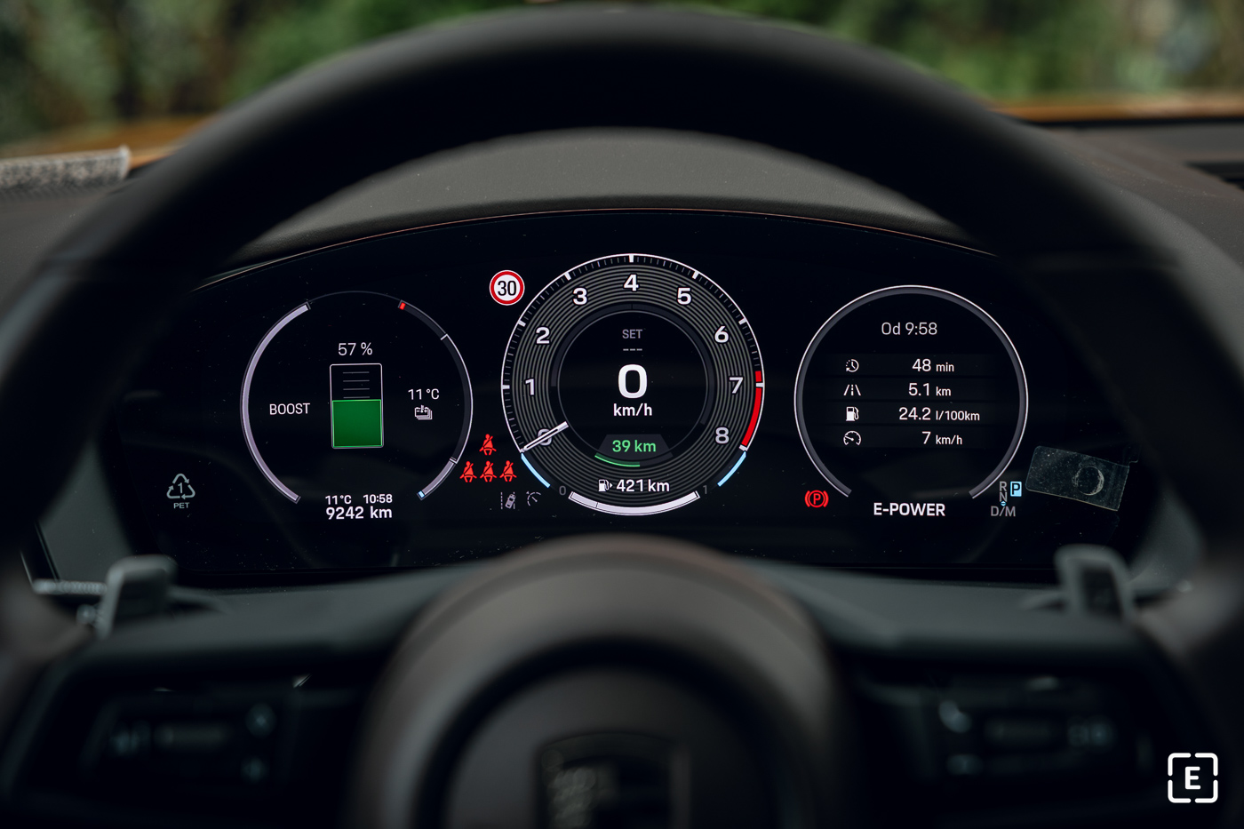 electric range phev Porsche Panamera Turbo S E-Hybrid 2025 consumption test