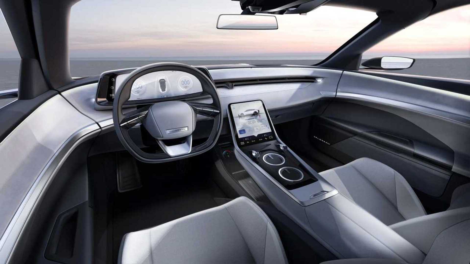 DeLorean Alpha 5 interior