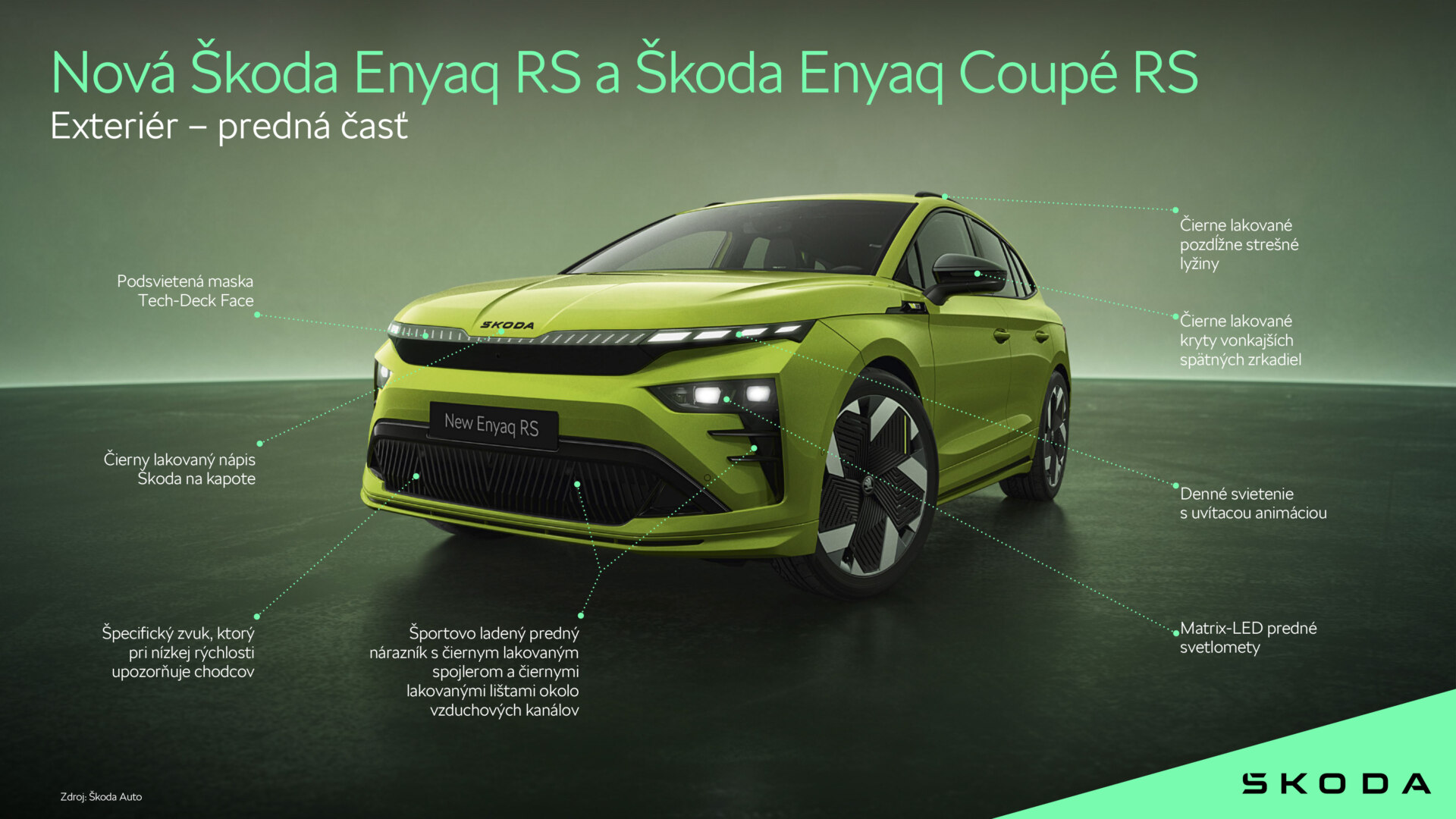 facelift Škoda Enyaq RS 2026