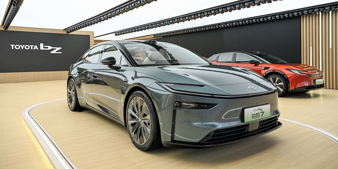 Toyota bZ7 electric sedan