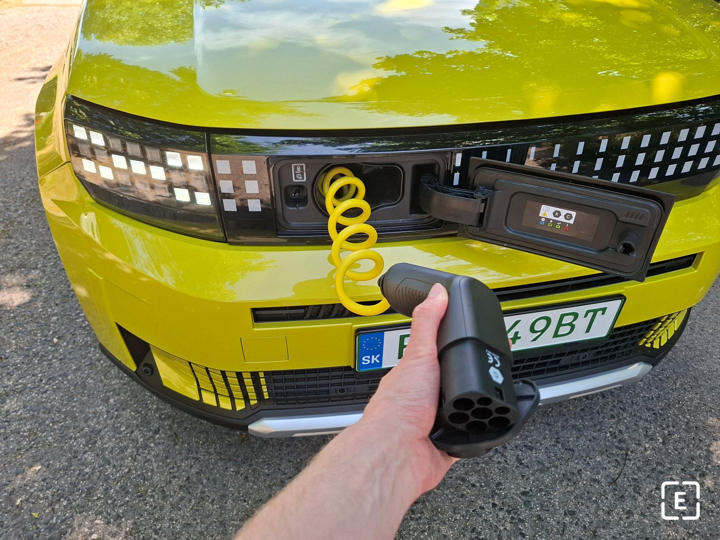 fiat grande panda ac charging cable