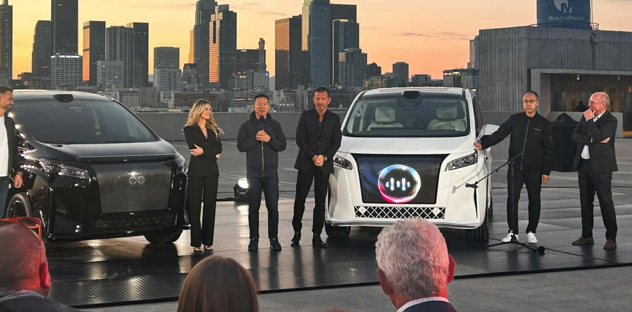 Faraday Future šokuje LA. Luxusné MPV odhalené na streche chce konkurovať Cadillacu
