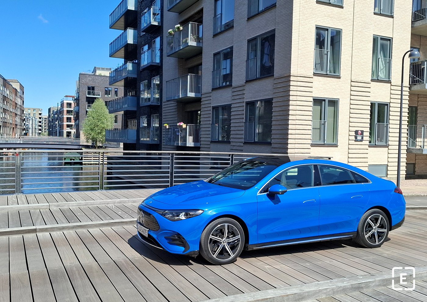 Mercedes-Benz CLA 250+ EQ AMG Line 2025 test copenhagen consumption range highway kwh 100 km