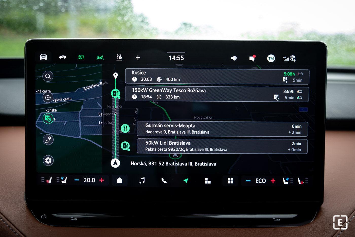 test skoda enyaq 85 facelift 2026 navigation