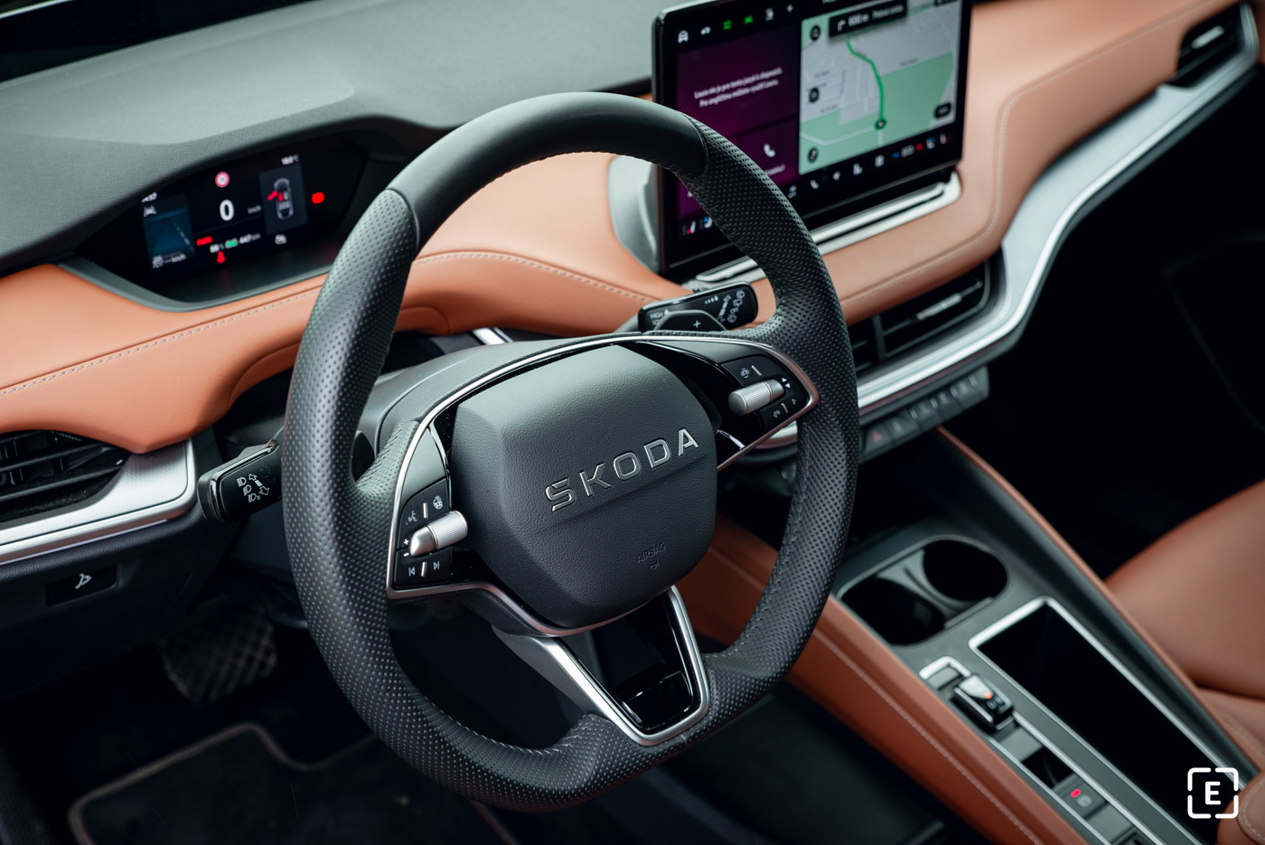 test skoda enyaq 85 facelift 2026 interior