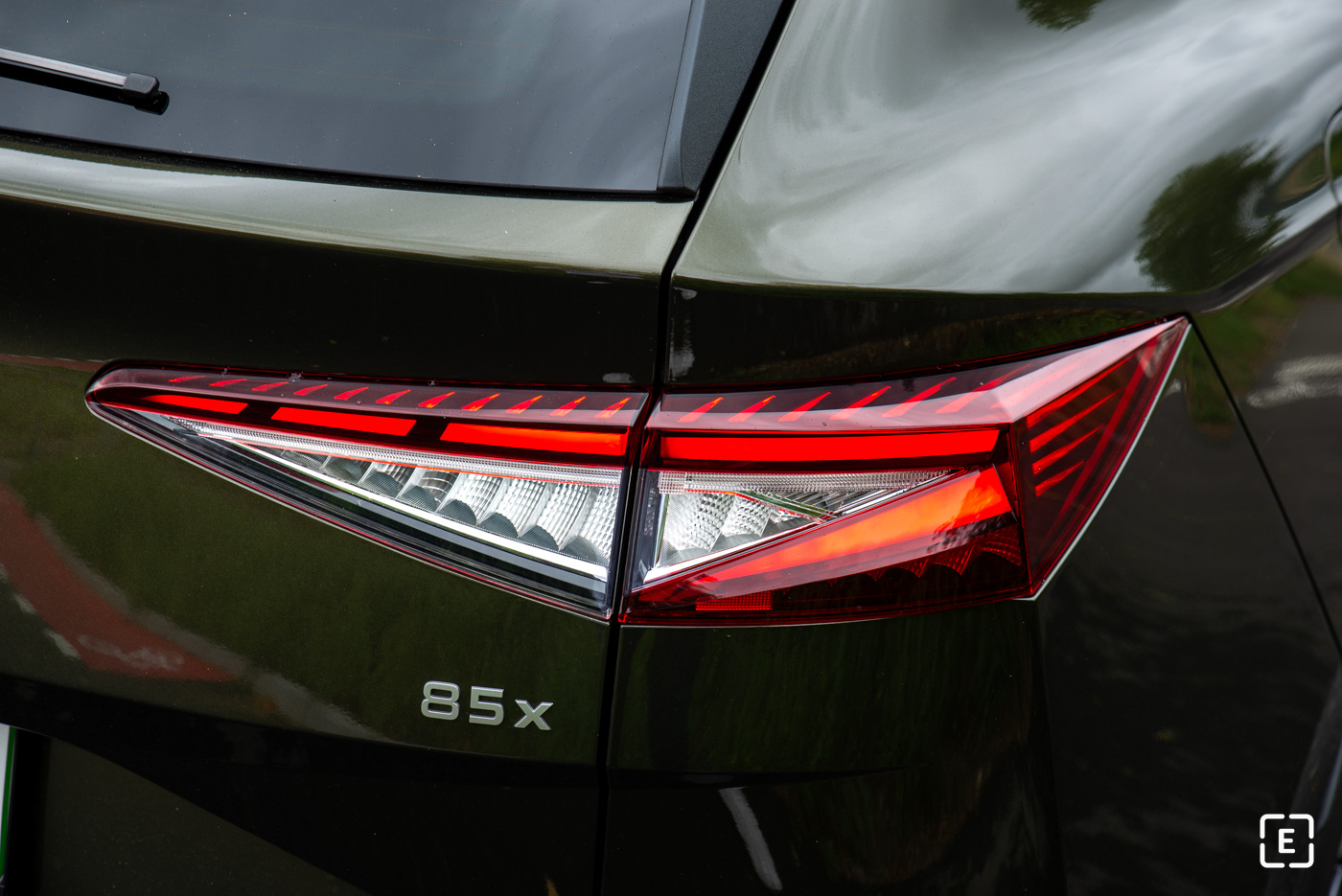 led tail lights skoda enyaq 2025 facelift