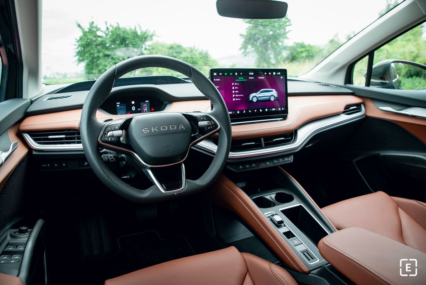 cockpit skoda enyaq facelift 2026 mib infotainment