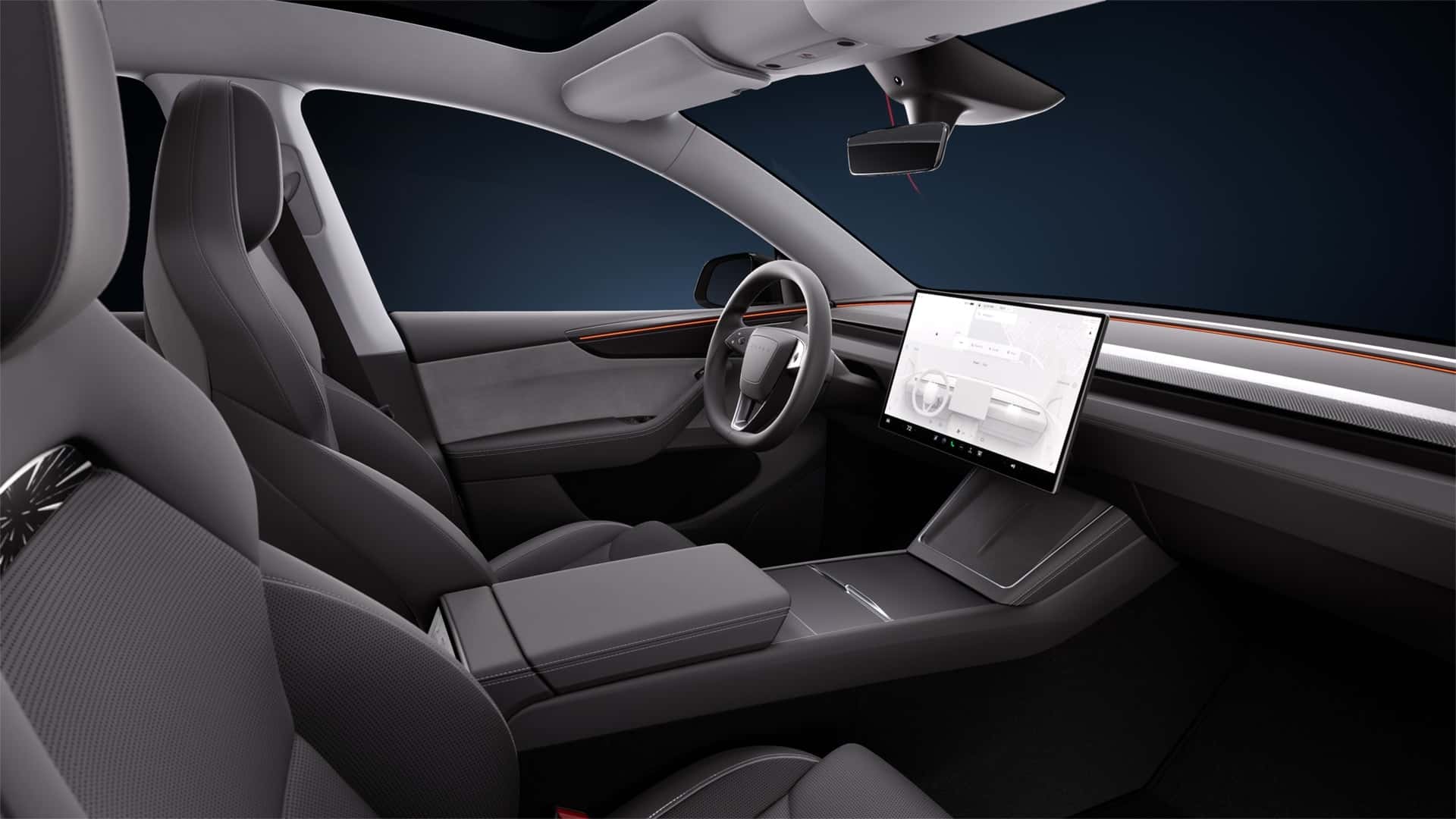Interiér Tesla Model Y Performance 2026 facelift interior juniper