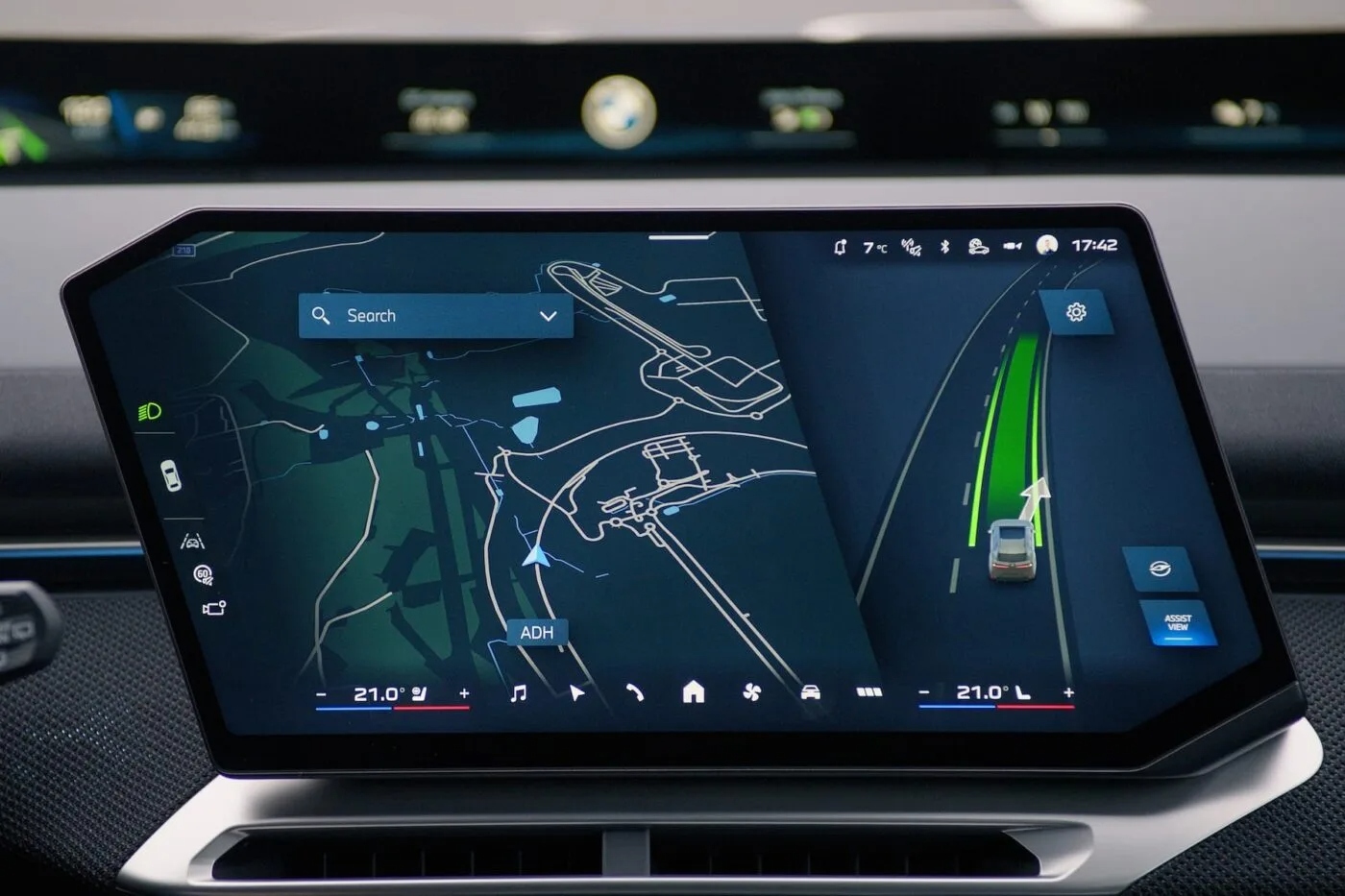 Infotainment v BMW iX3