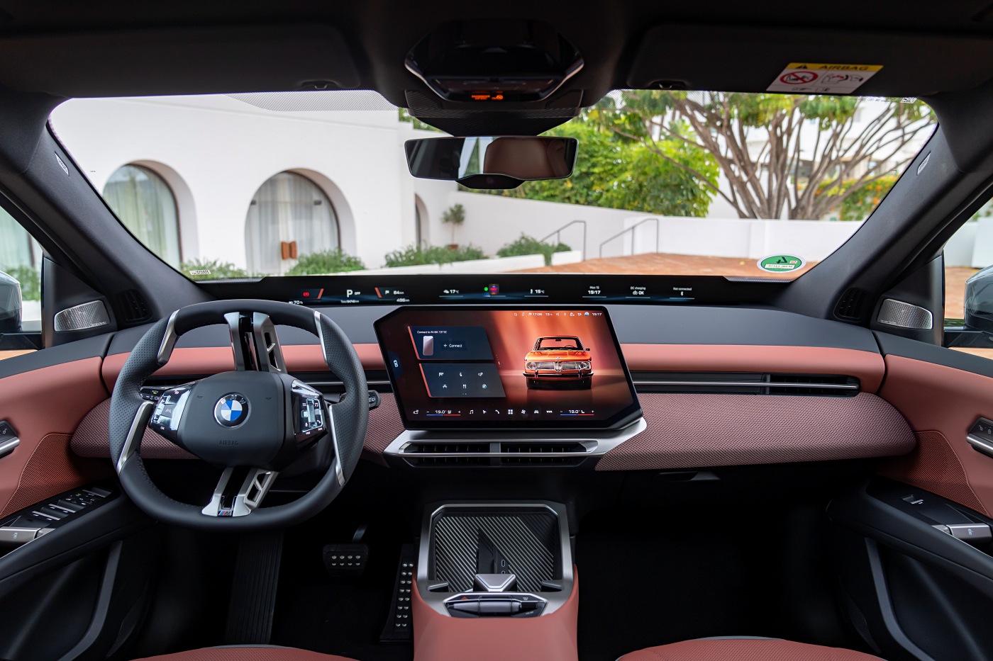 bmw ix3 2026 interior dashboard steering wheel lenkrad m sport